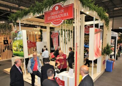 Stand de Dehesa de Extremadura en Feria Gourmets