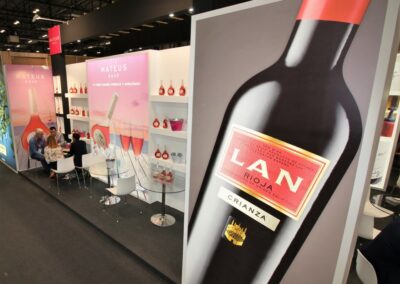 Stand de LAN bodegas en feria Gourmet