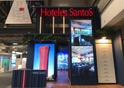 Stand para Hoteles Santos en Fitur 2024
