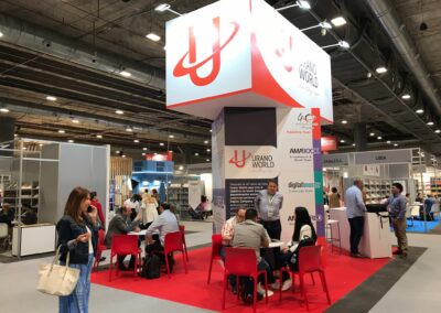 stand de urano ediciones en LIBER 2023, feria internacional del libro