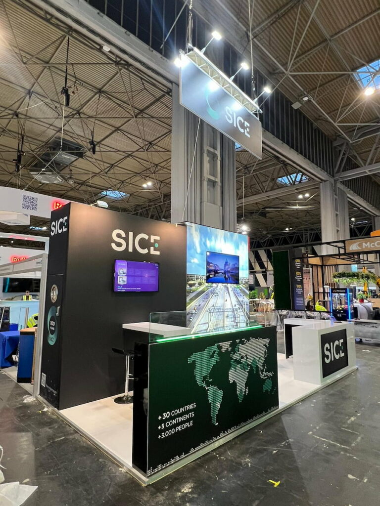 Stand de SICE en Highways UK en Londres