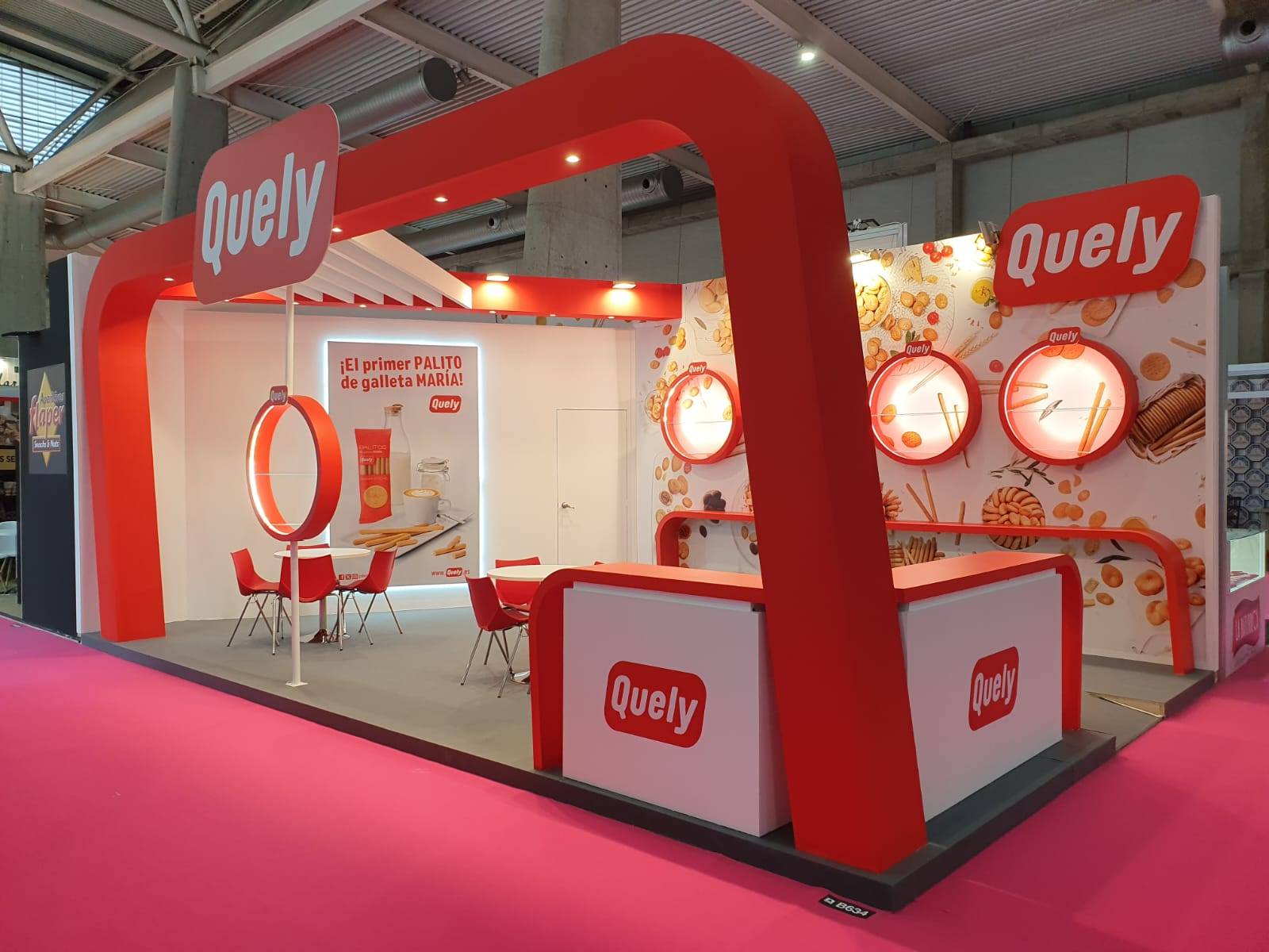 Stand en Alimentaria para Quely