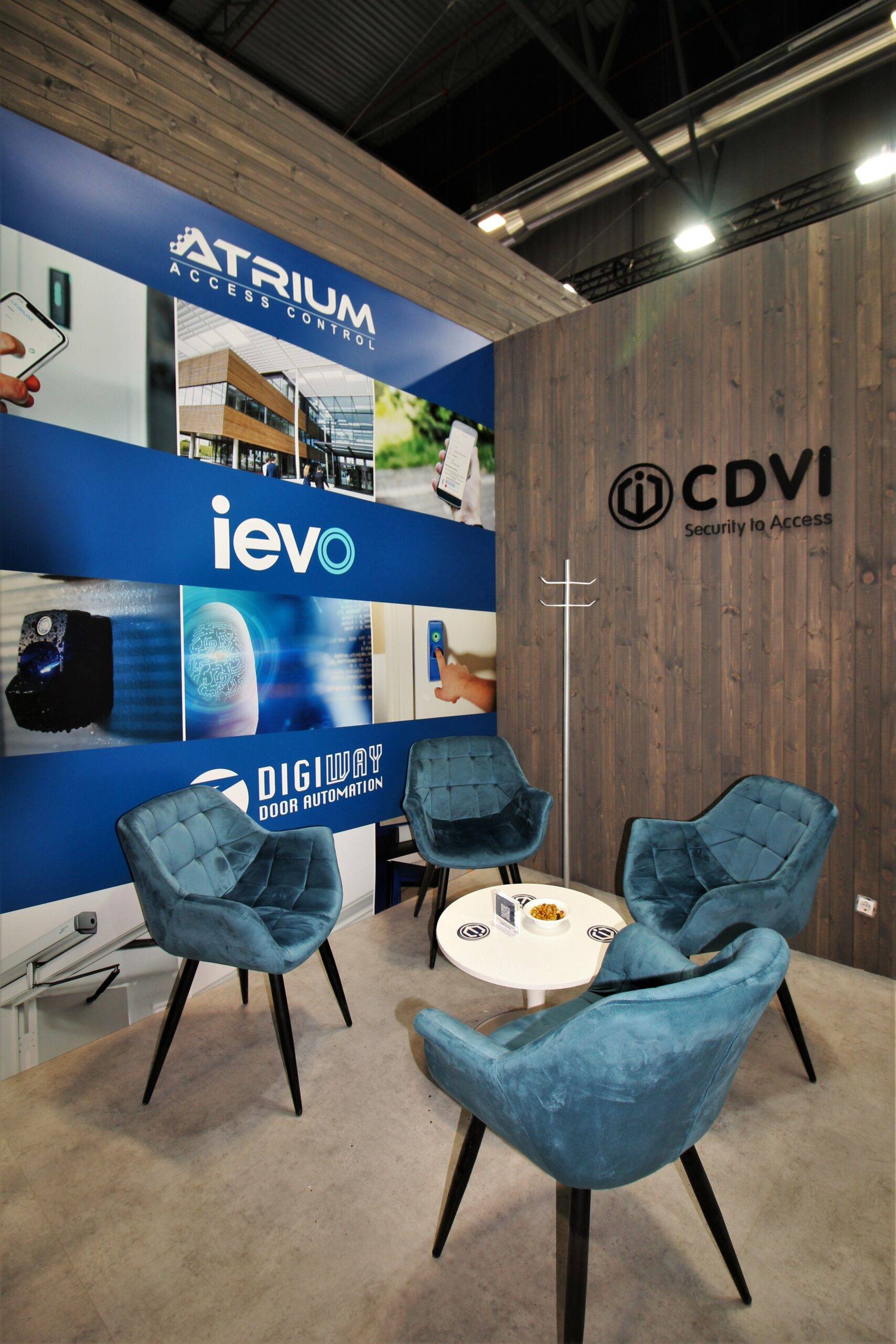 Stand para CDVI en Sicur